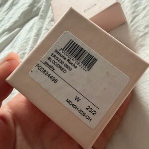 Simone Rocha Blush Red Beauty earrings